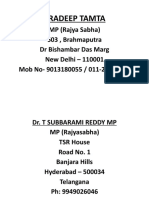 MPs contact details