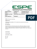 Informe de Quimica