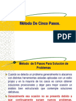 5 Pasos para Solucion de Problemas