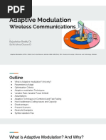 Adaptive Modulation Wireless Communications