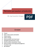 Rencana Perawatan Ortodontik