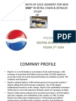 PEPSICO Project Report MAISM