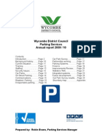 Wycombe Parking Services WDC Yearly Report 2009-10 Final