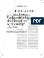 Abortion (Elle, January 2010)