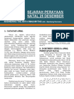 Sejarah Natal25 Desember