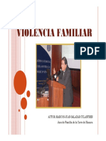 CONFERENCIA DE VIOLENCIA FAMILIAR