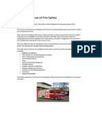 Fire Safety Learner Notes 2019 - 2020