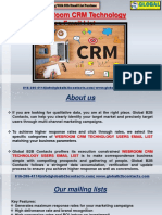 WebRoom CRM Technology Users Email List