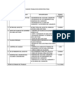 Plan de Trabajo Soldadura