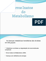 Erros Inatos Do Metabolismo