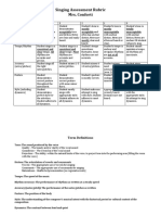 Singing Assessment Rubric PDF