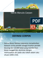 Pelatihan Menulis Cerpen