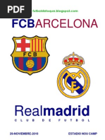 Barcelona-real Madrid (19!11!10), El Partido
