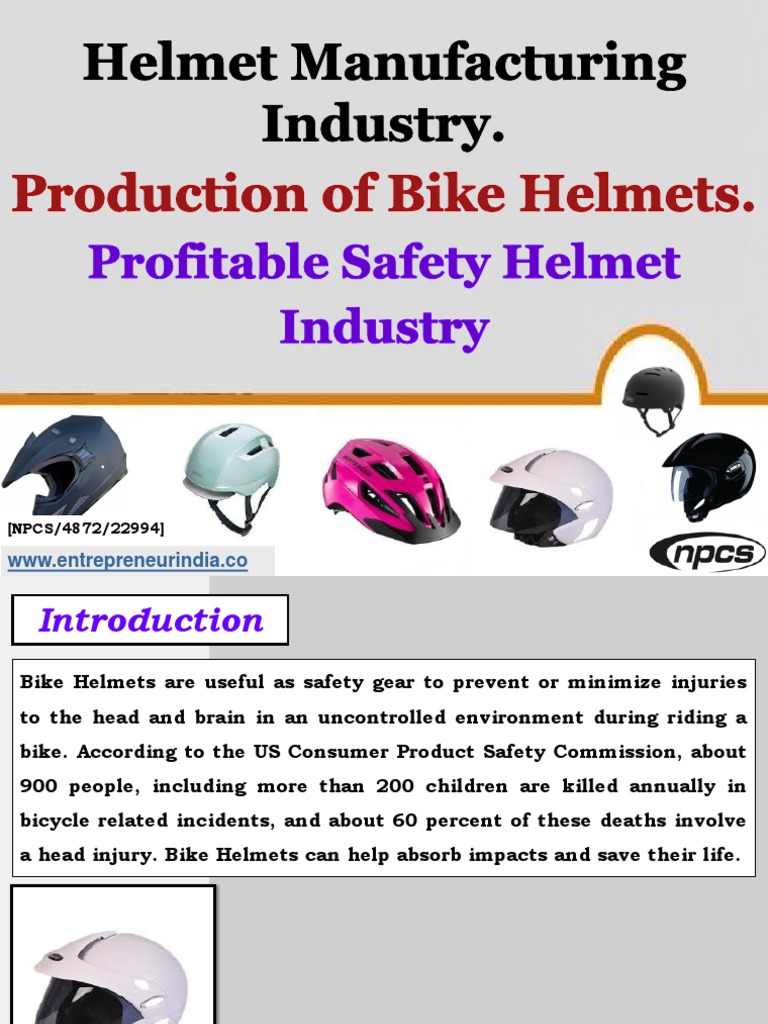 bike helmet manufacturing process Helmet Manufacturing Market Insights | PDF | Equity (Finance)
