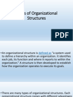 5 Organization Structures Basically