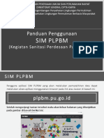 Petunjuk Teknis Penggunaan SIM PLPBM (Fasilitator Kabupaten Program Sanitasi Perdesaan Padat Karya)