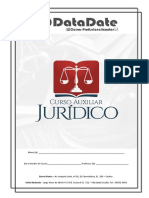 APOSTILA DO CURSO DE AUXILIAR JURÍDICO DATADATE Pronta PDF