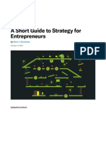 A Short Guide To Strategy For Entrepreneurs