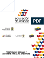 MAGISTERIO - Prestaciones - Sociales PDF