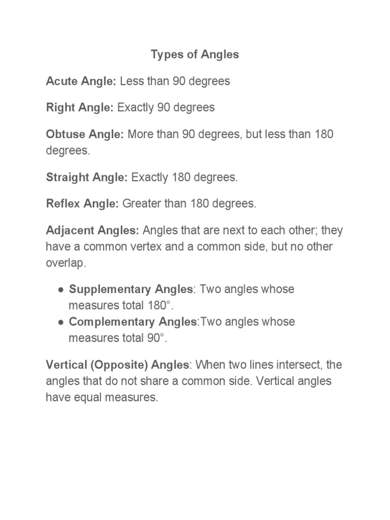 types-of-angles-notes-pdf