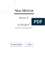 Minitab User Guide - DOE