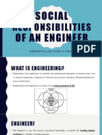 Social Responsibilities of An Engineer