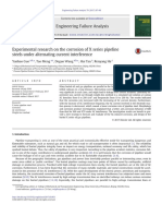 Experimental Research On The Corrosion of X Series Pipel - 2017 - Engineering Fa PDF