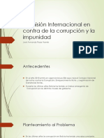 Comisión Internacional contra corrupción Bolivia