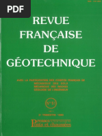 Revue géotechnique injection lcpc