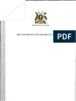 The Uganda Data Protection and Privacy ACT