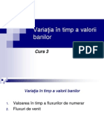 Curs 3 - Variatia in Timp A Valorii Banilor