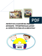 Proyecto Gobierno Escolar Sede Sutalu 2019
