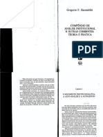 Baremblitt, G. Cap I - O MOVIMENTO INSTITUCIONALISTA, A AUTO-ANÁLISE E A AUTOGESTÃO Compêndio de Análise Institucional