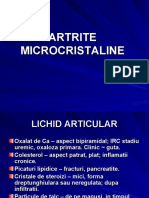 Curs Artrite Microcristaline Dr. Bojinca