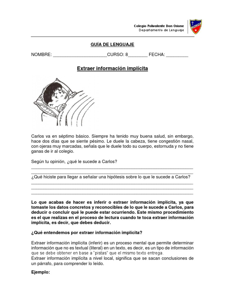 Extraer Información Implícita PDF Puma Hipótesis