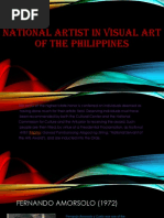 National Artist in Visual Art of The Philippines Power Point Report