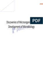 3 Discoveries of Microorganism and Development of Microbiology