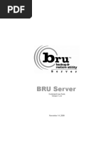 Bru Server 1.2.0 Cli Guide