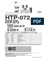 Pioneer - HTP 072 - HTP 073 - VSX 324 K P - S 22w P - S 11a P - SM PDF