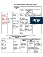 Plan de Estudios-Primer Periodo