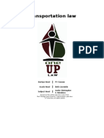 UP Transportation-Law