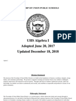 UHS - Algebra I 2