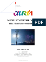 Installation guideline Thin film