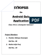 Proj Synopsis I PDF