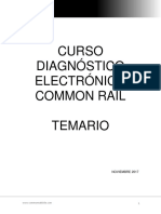 Temario Diagnóstico Electrónico CR - CRCHILE