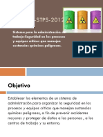 Sistema administración seguridad procesos equipos químicas peligrosas