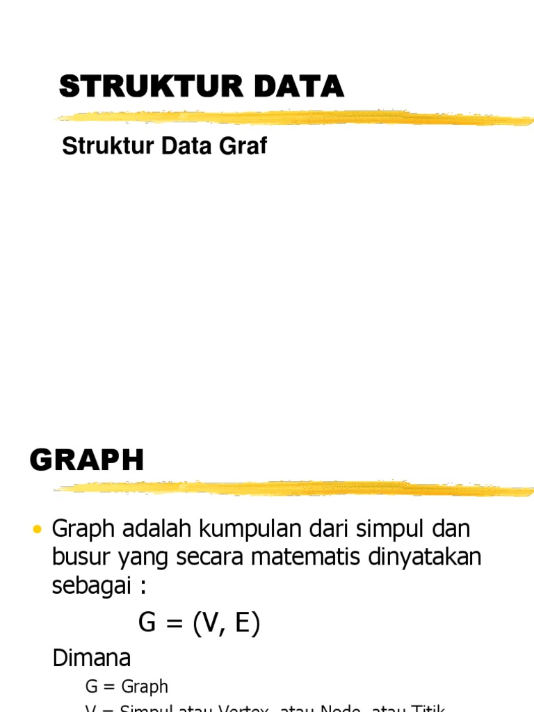 Pengantar Struktur Data Graph | PDF | Metode & Bahan Ajar