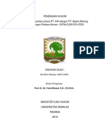 Hukum Wanprestasi Antara PT. KAI dan PT. Basko Minang