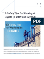 10 Safety Tips for Working at Heights in 2019 - Fall Protection Blog