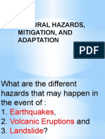 Natural Hazards, Mitigation, and Adaptation